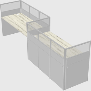 Rectangular cubicles