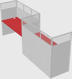 Rectangular cubicles