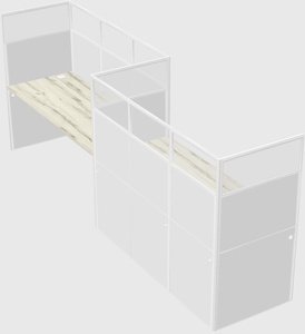 Rectangular cubicles