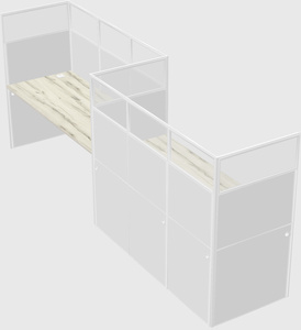 Rectangular cubicles