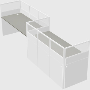 Rectangular cubicles