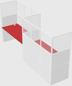 Rectangular cubicles