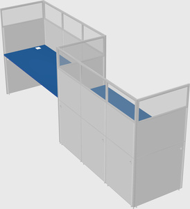 Rectangular cubicles