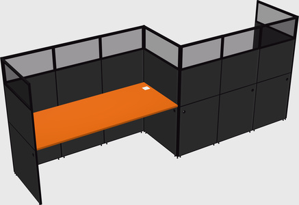 Rectangular cubicles