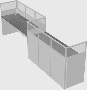Rectangular cubicles