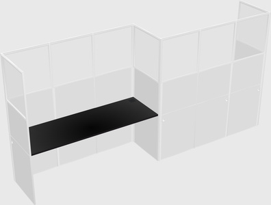 Cabines rectangulaires