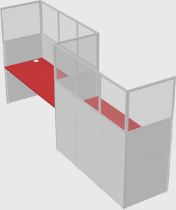 Rectangular cubicles