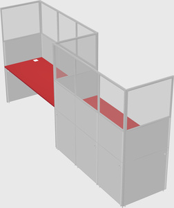 Rectangular cubicles