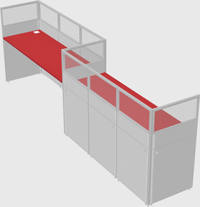 Rectangular cubicles