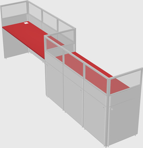 Rectangular cubicles
