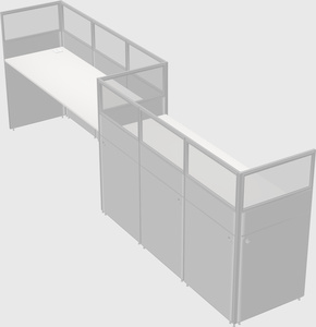 Rectangular cubicles