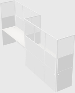 Rectangular cubicles