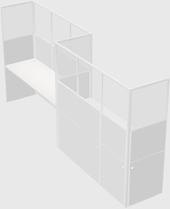 Rectangular cubicles