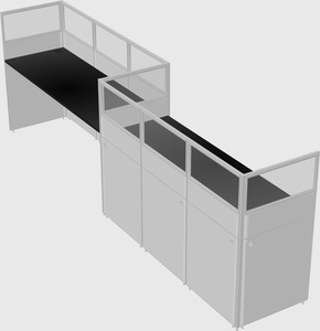 Cabines rectangulaires