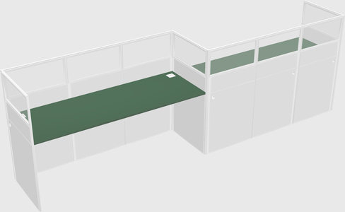 Rectangular cubicles