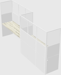 Rectangular cubicles