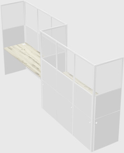 Rectangular cubicles