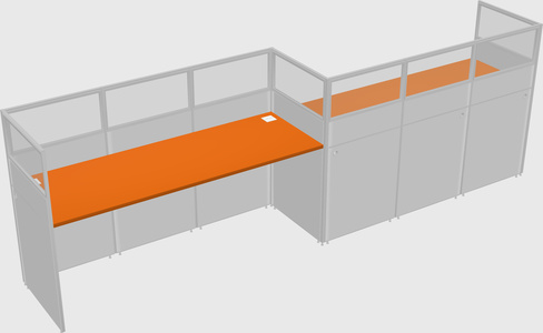 Rectangular cubicles