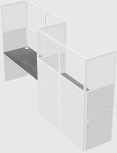 Rectangular cubicles