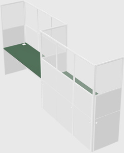 Rectangular cubicles