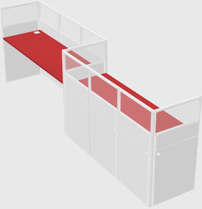 Rectangular cubicles
