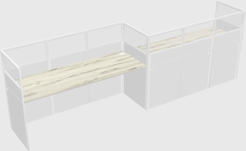 Rectangular cubicles