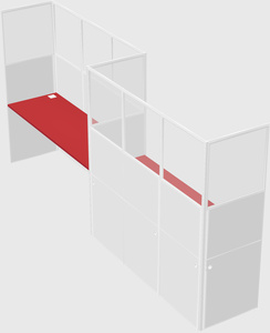 Rectangular cubicles