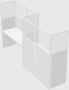 Rectangular cubicles