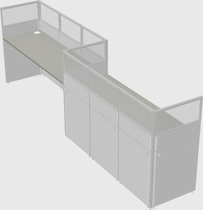 Rectangular cubicles