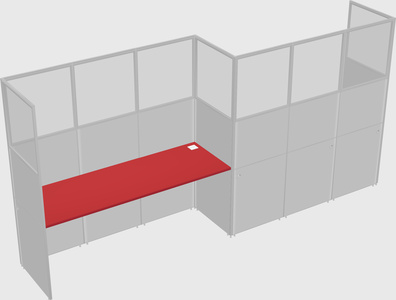Rectangular cubicles