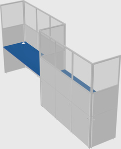 Rectangular cubicles