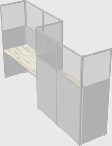 Rectangular cubicles
