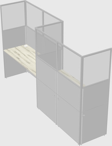 Rectangular cubicles