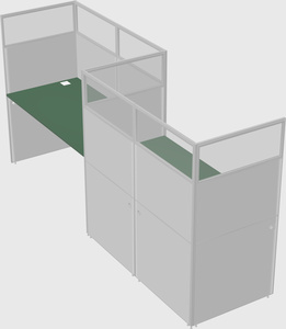 Rectangular cubicles