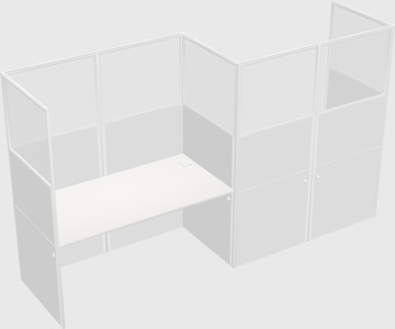 Rectangular cubicles