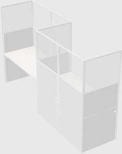 Rectangular cubicles