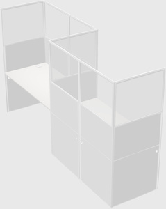 Rectangular cubicles