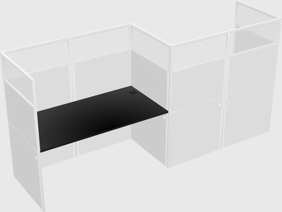 Rectangular cubicles