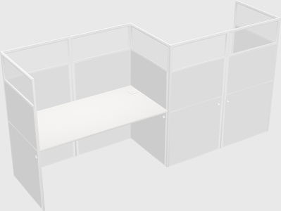 Rectangular cubicles
