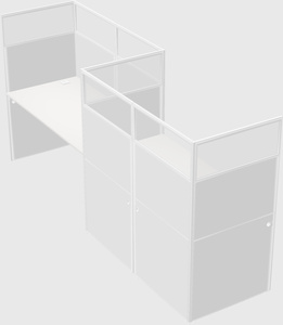 Rectangular cubicles