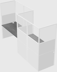Rectangular cubicles