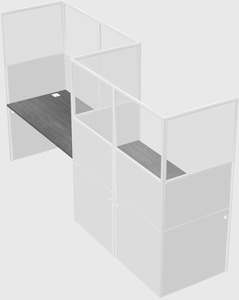 Rectangular cubicles
