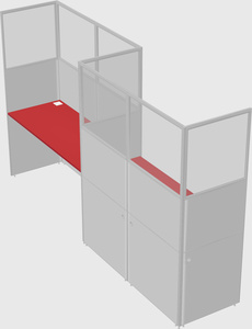 Rectangular cubicles