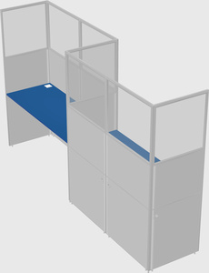 Rectangular cubicles
