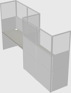 Rectangular cubicles