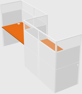 Rectangular cubicles