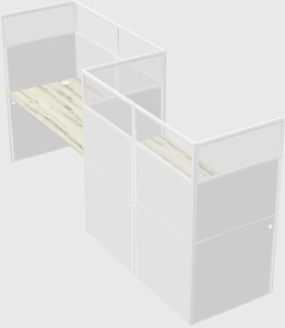 Rectangular cubicles