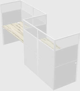 Rectangular cubicles