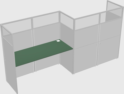 Rectangular cubicles