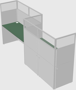 Rectangular cubicles